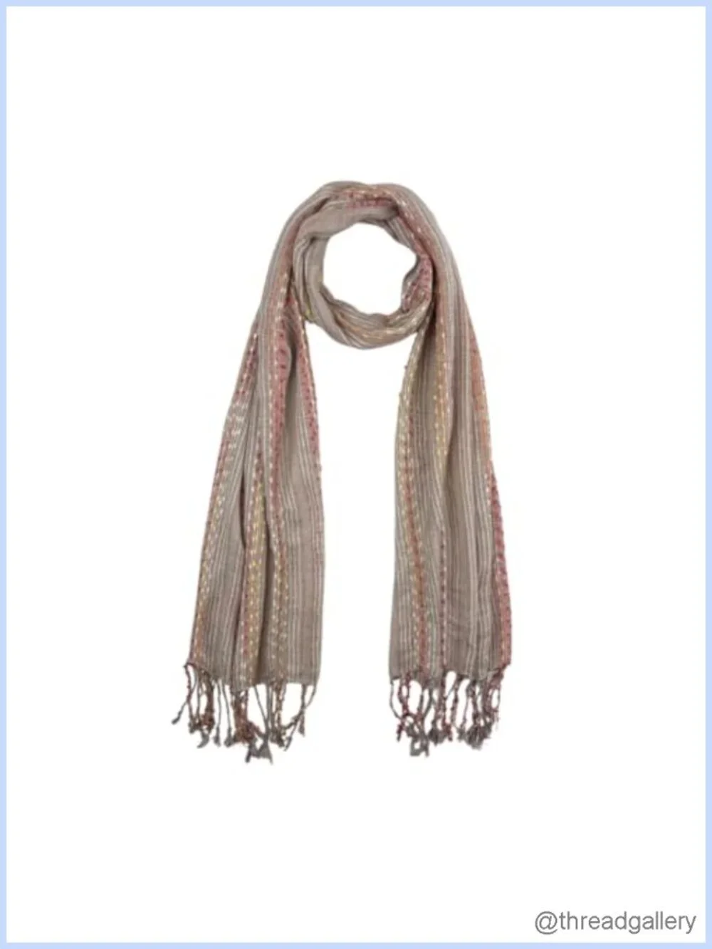 Handmade Viscose Sequin Scarf Shawl Wrap 70x18
